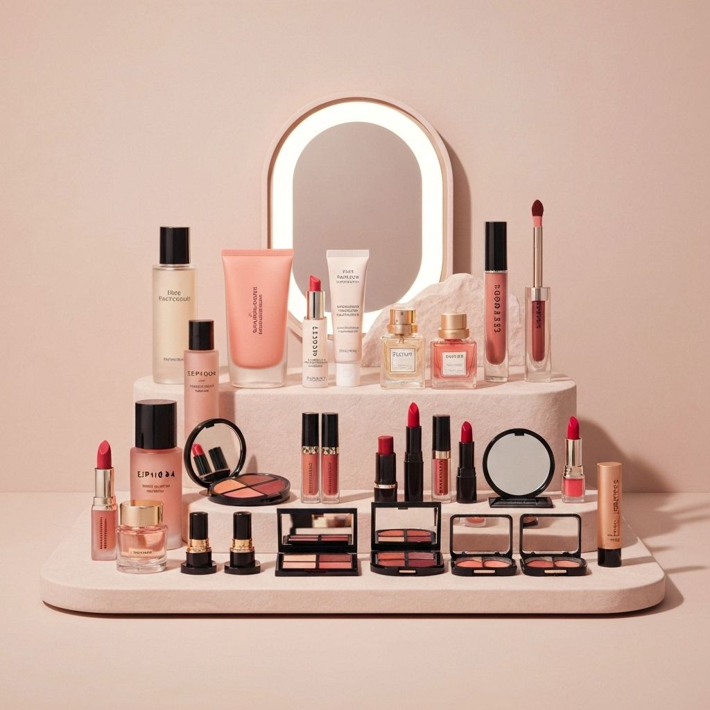 Sephora beauty products display